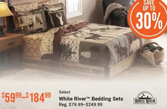 Bass Pro White river bedding sets offer