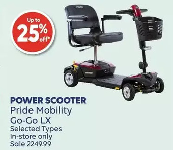 Wellwise by Shoppers Power scooter pride mobility go-go lx offer