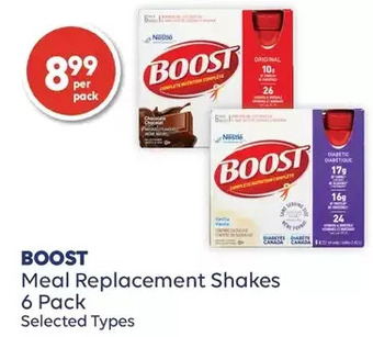Wellwise by Shoppers Boost meal replacement shakes offer