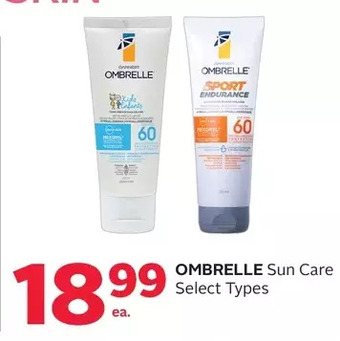 Rexall Ombrelle sun care offer