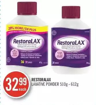 Restoralax laxative powder