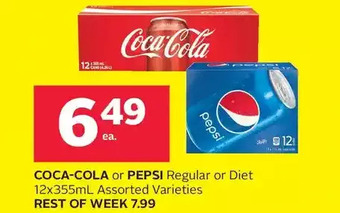 Rexall Coca-cola or pepsi regular or diet offer