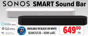 2001 Audio Video Sonos smart sound bar offer