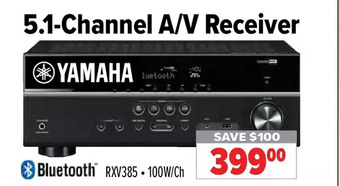 2001 Audio Video Yamaha 5.1-channel a/v receiver offer