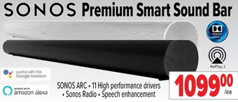 2001 Audio Video Sonos premium smart sound bar offer