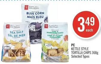 Shoppers Drug Mart Pc kettle style tortilla chips offer
