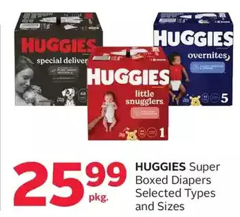 Rexall Huggies super boxed diapers offer