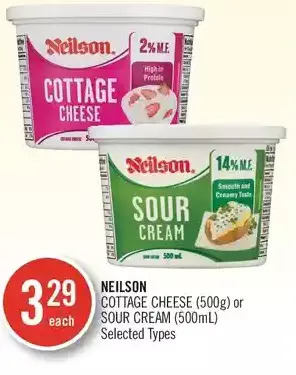 Shoppers Drug Mart Neilson cottage cheese or sour cream offer