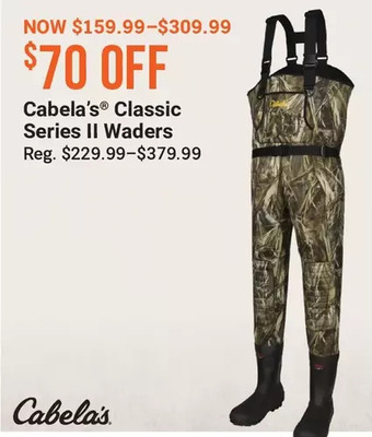 Cabela's Cabela's classic series ii waders offer