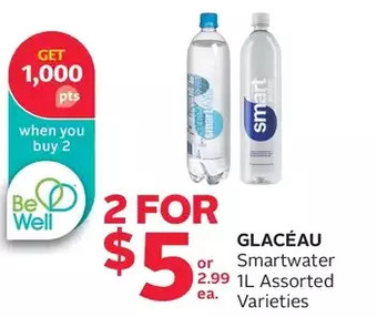 Rexall Glacéau smartwater offer