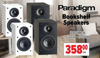 2001 Audio Video Paradigm bookshelf speakers offer