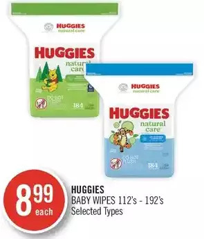 Shoppers Drug Mart Huggies baby wipes offer