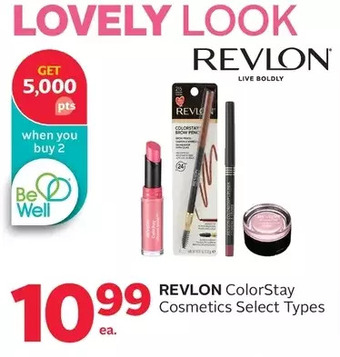 Rexall Revlon colorstay cosmetics offer