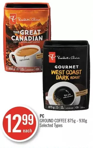 Shoppers Drug Mart Pc ground coffee offer