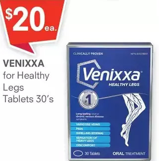 Guardian Pharmacy Venixxa for healthy legs tablets offer