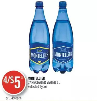 Shoppers Drug Mart Montellier carbonated water offer