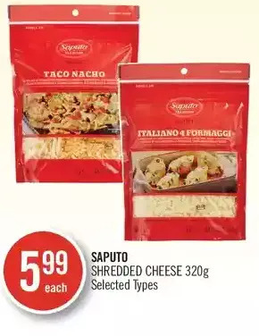 Shoppers Drug Mart Saputo shredded cheese offer