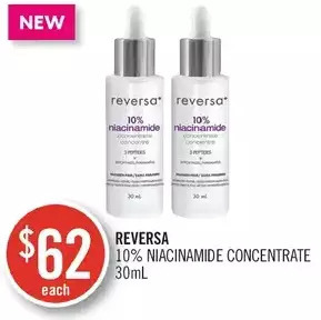 Shoppers Drug Mart Reversa 10% niacinamide concentrate offer