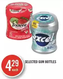 Shoppers Drug Mart Gum bottles offer