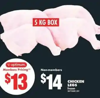 No Frills Chicken legs frozen 5kg box offer
