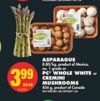 No Frills Asparagus offer