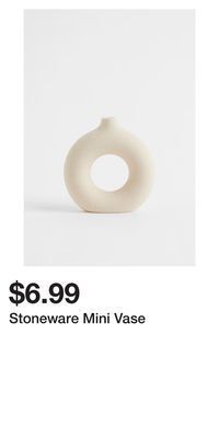 H&M Stoneware mini vase offer