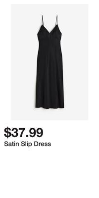 H&M Satin slip dress offer