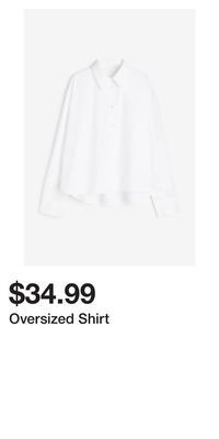 H&M Oversized shirt offer