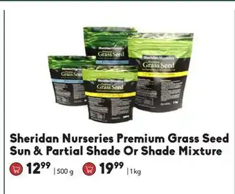 Sheridan Nurseries Sheridan nurseries premium grass seed sun & partial shade or shade mixture offer