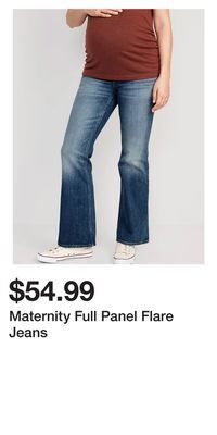 Old Navy Maternity full panel flare jeans offer