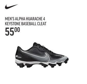Sport Chek Nike men's alpha huarache 4 keystone baseball cleat offer