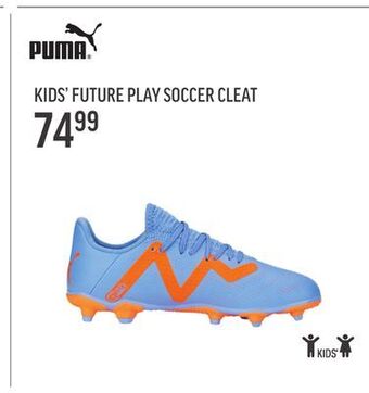 Sport Chek Puma kids' future play soccer cleat offer