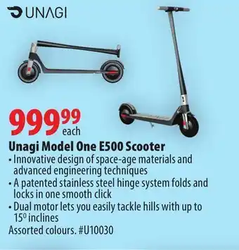 London Drugs Unagi model one e500 scooter offer