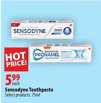 London Drugs Sensodyne toothpaste offer