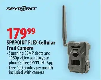 London Drugs Spypoint flex cellular trail camera offer