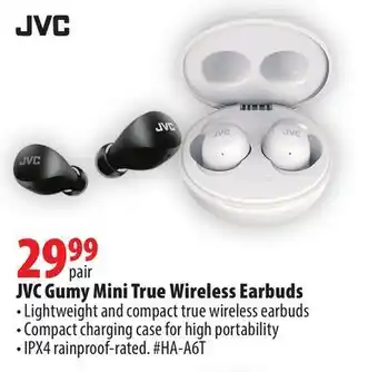 Jvc gumy mini true wireless earbuds