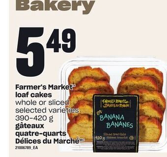 Independent City Market Gâteaux quatre-quarts délices du marché, 390-420 g offer