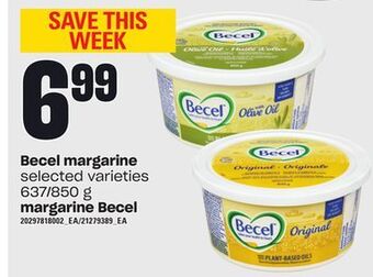 Independent City Market Margarine becel, 637-850 g offer