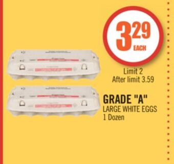 Shoppers Drug Mart Grade a large white eggs offer