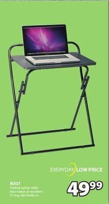 JYSK Ikast folding laptop table offer