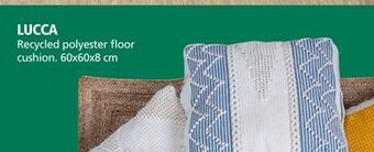 JYSK Lucca recycled polyester floor cushion offer