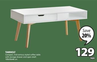 JYSK Tamholt coffee table offer