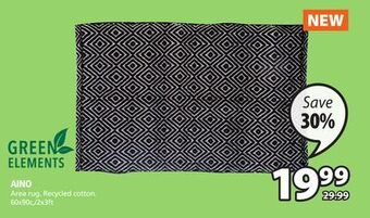 JYSK Aino area rug offer