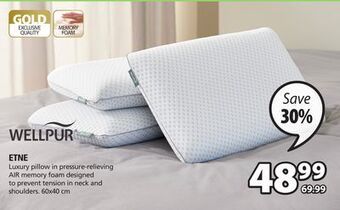 JYSK Wellpur etne luxury pillow offer