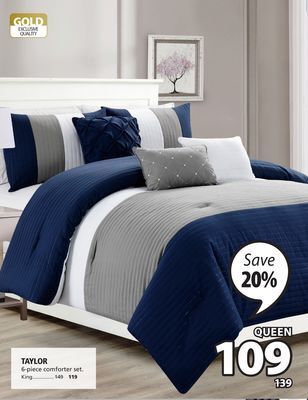 JYSK Taylor 6-piece comforter set offer