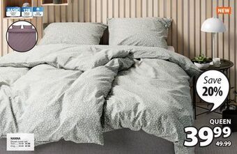 JYSK Hanna duvet cover set offer