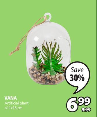 JYSK Vana artificial plant offer