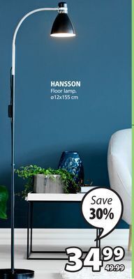JYSK Hansson floor lamp offer