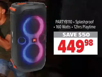 2001 Audio Video Jbl portable party boxes offer