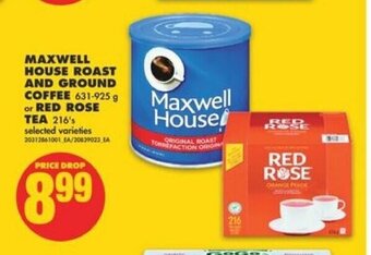 No Frills Maxwell house roast and ground coffee offer